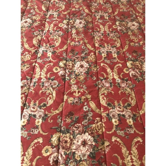Ralph Lauren Marseilles Comforter Bedspread Puffer Full Double Floral GORGEOUS - Picture 2 of 6